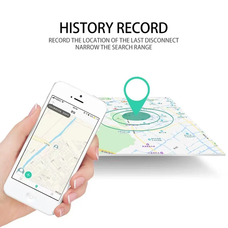 Брелок для ключей с Bluetooth трекером умный поиск подвеска приложением телефона