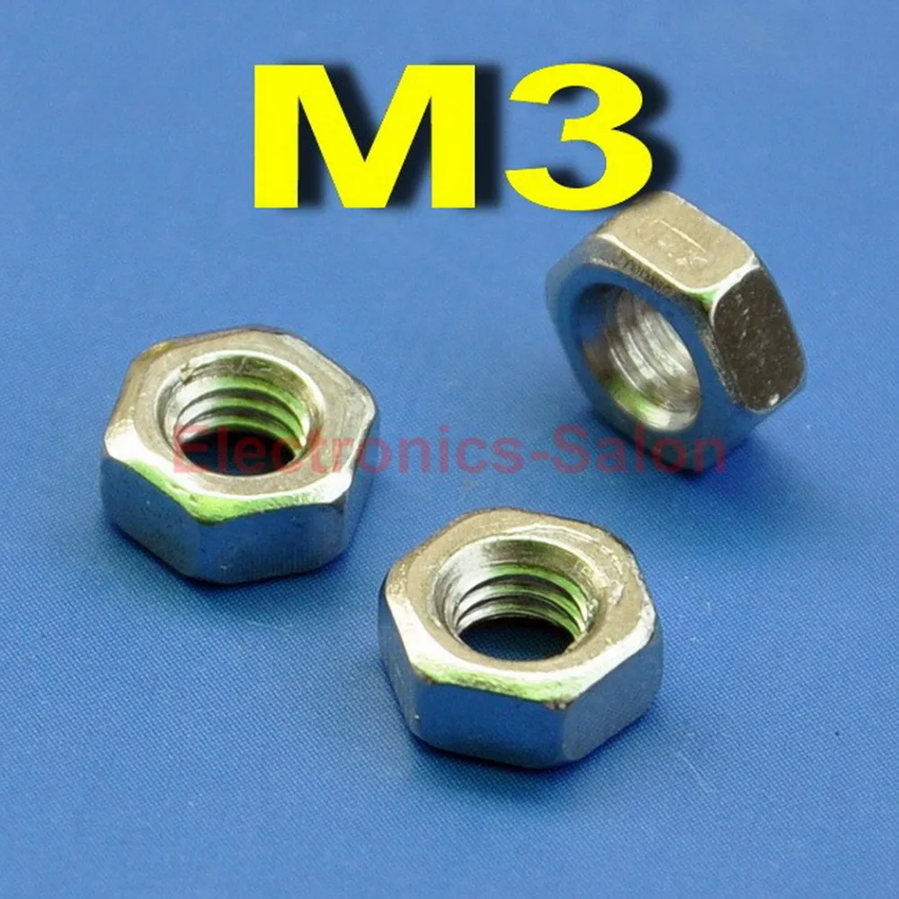 

( 50 pcs/lot ) M3 Metal Hex Nuts.