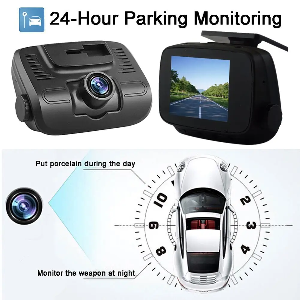  20 Zoll 1080 P HD Display Fahren Recorder Auto DVR Kamera Wasserdichte Anti Nebel Radar Detektor mu