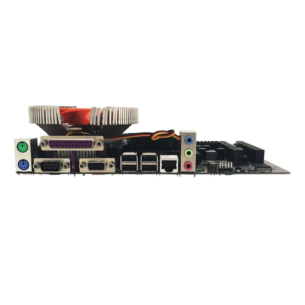  Motherboard CPU Set With Quad Core 2.66G CPU Core + 4G Memory + Fan ATX Desktop Computer Mainboard 