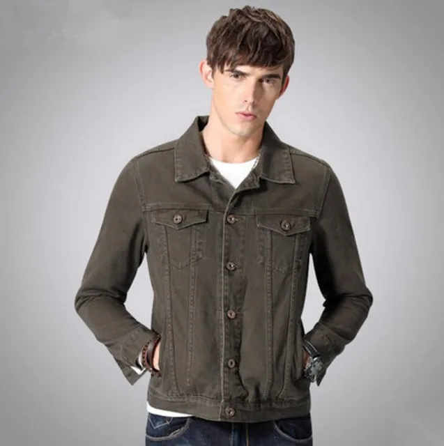 men jacket men's short denim jackets tops fashion jeans autumn spring