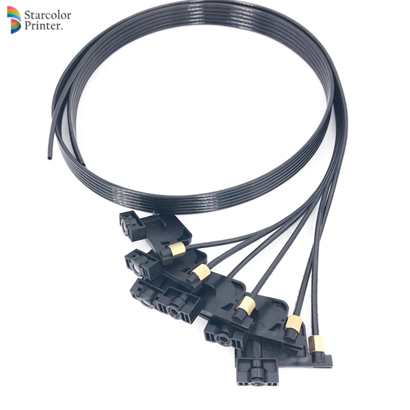 6 цветный фильтрующий демпфер для чернил с трубопроводом Epson 1390 1400 R330 R290 T50 L800 UV