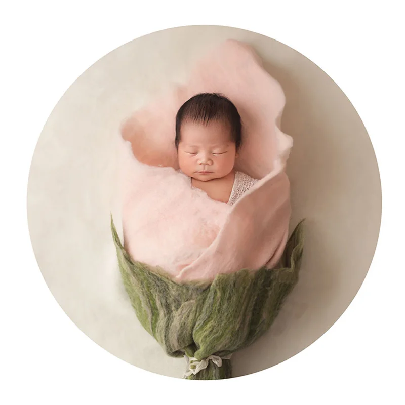 

Baby Photo Shoot Studio Posing Wool Wraps Blanket Newborn Photography Props Baby Shooting Session Blanket Props foto Accessories