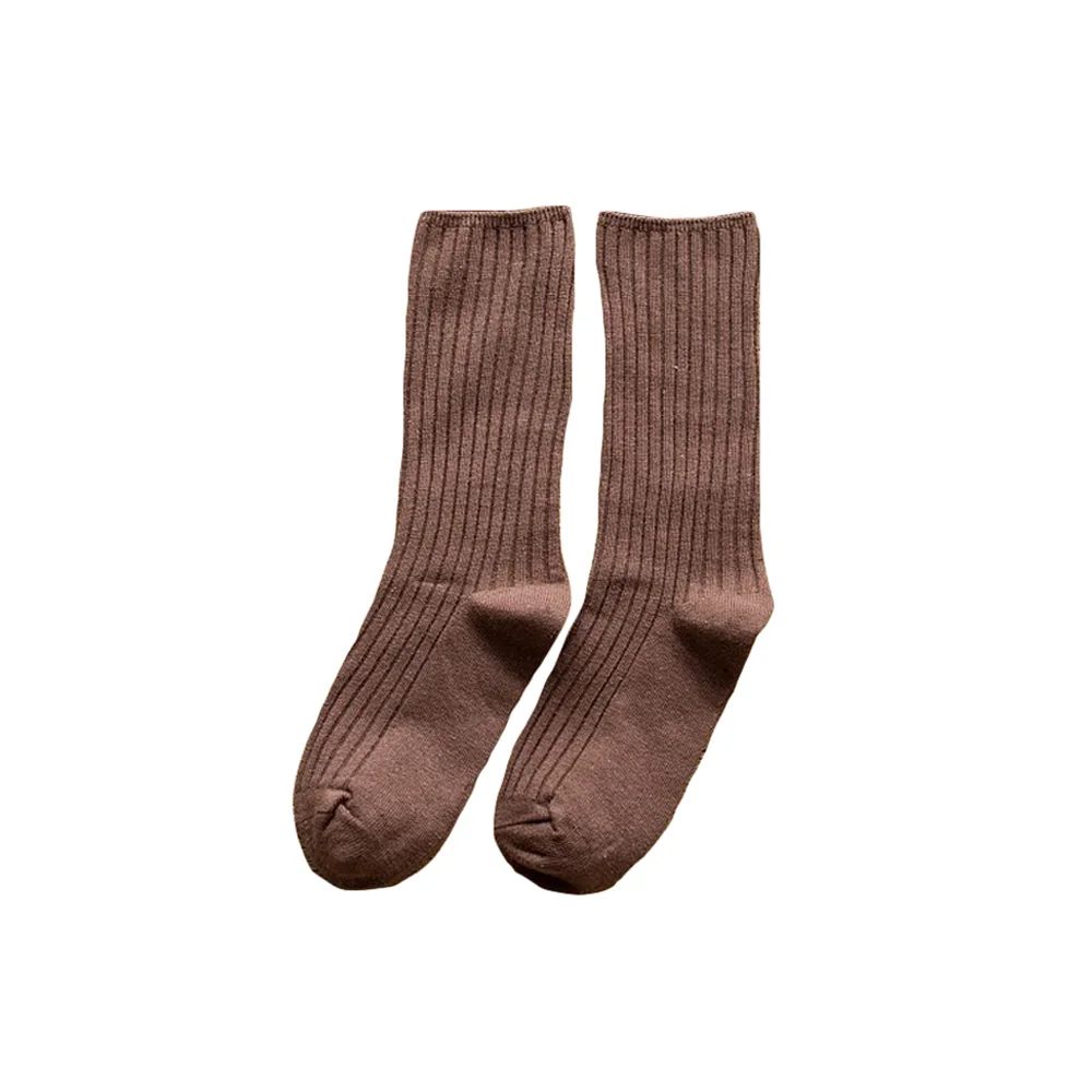 Женские эластичные носки высокого качества повседневные удобные носки-трубы средней высоты зимние SCKHC0002