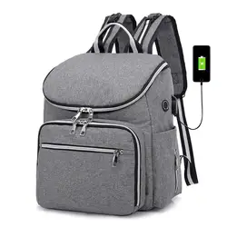 Модные зарядка через usb Для женщин рюкзак большой Ёмкость ноутбук путешествия рюкзак дизайнер рюкзак для мам сумка Mochila Sac основной