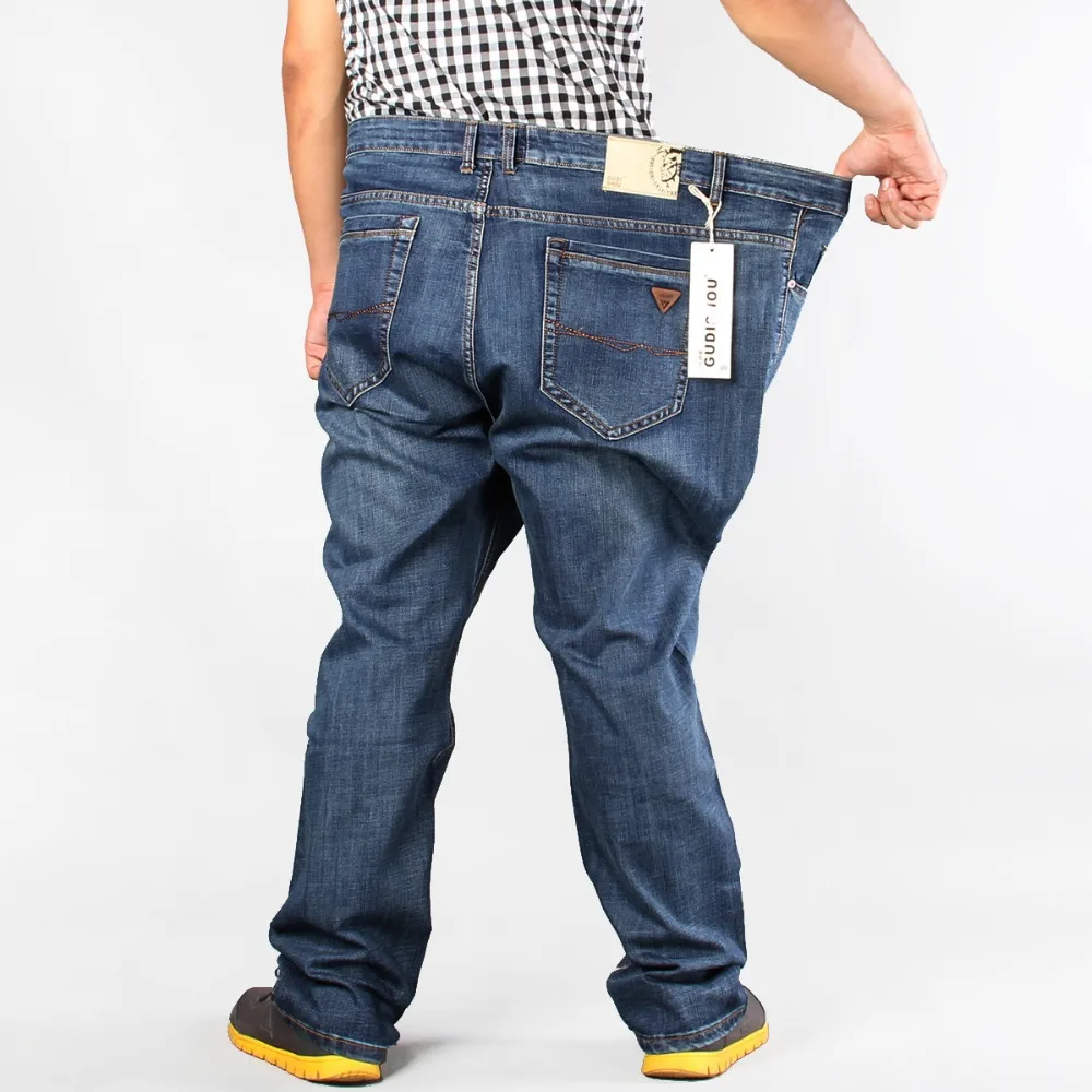 elastic jeans for men
