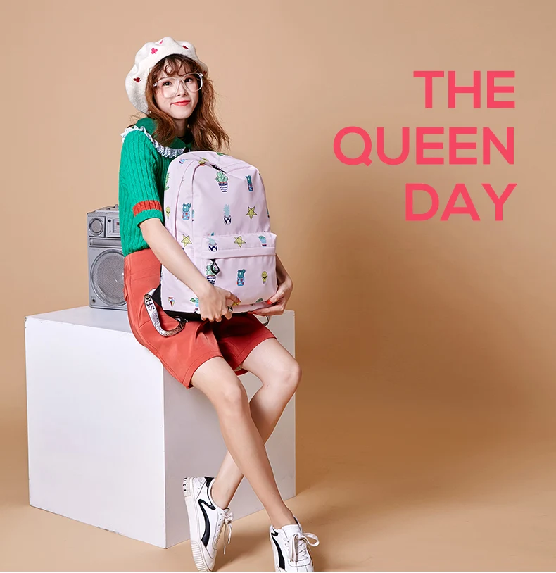 WINNER Daily Women Backpack For School Teenager Girls Flowers Printing Travel Backpacks  Floral Backpack Mochila 2018 (20)