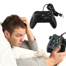Новый Проводной Игровые ПК USB Проводной Регулятор Игры Геймпад с Двойной Вибрации для XBOX ONE