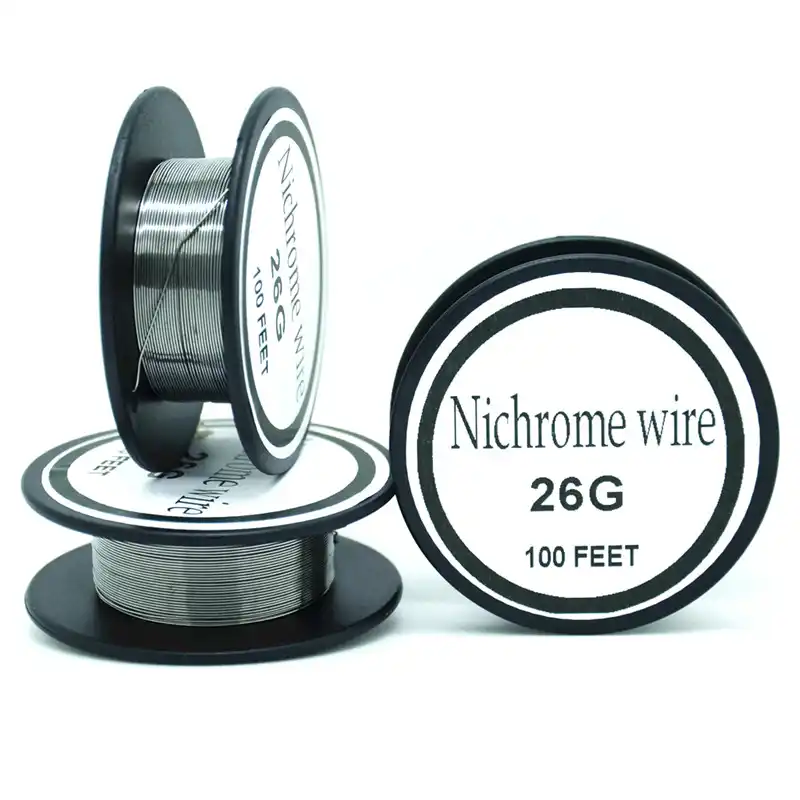 Silver 0.0320 Diameter 100 Length Nichrome 80 Nickel Chromium Resistance Wire 20 AWG