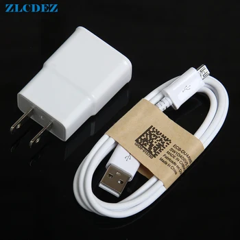 

Wholesale Universal 2A US EU Plug Travel Wall Charger + MICRO USB Cable For Samsung Galaxy S6 S7 Edge Note 500sets/lot Hot sale