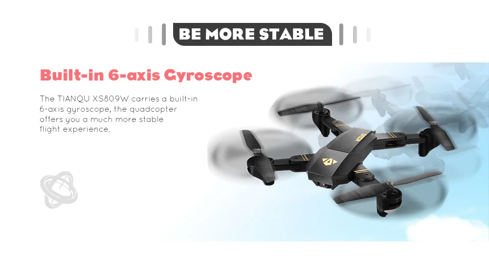 XS809HW Foldable RC Drone XS809HW Foldable RC Drone