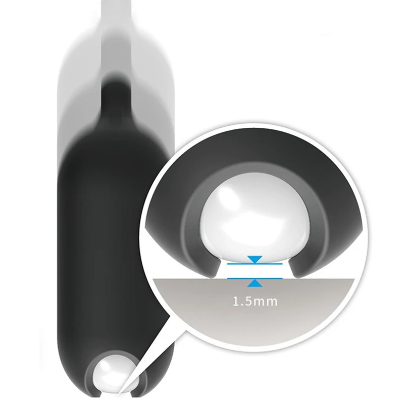 Waterproof Earphone Case For Airpods 2 & 1 Soft Smooth Silicone Bluetooth Wireless Earphone Case For Airpods With Ring Holder