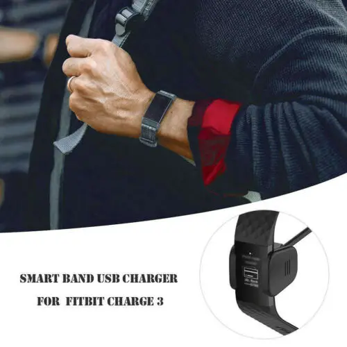 Умный Браслет USB кабель для зарядного устройства свинец для Fitbit CHARGE 3 фитнес-трекер Браслет