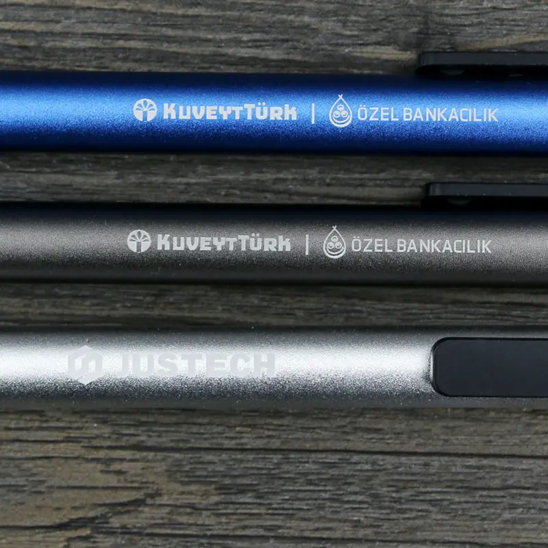 Металлические шариковые ручки для письма с бесплатной лазерной гравировкой