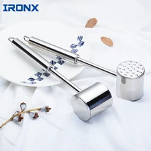 

304 Stainless Steel Hammer Meat Mallet Tenderizer Steak Beef Pork Chicken Hammer Kitchen Tool