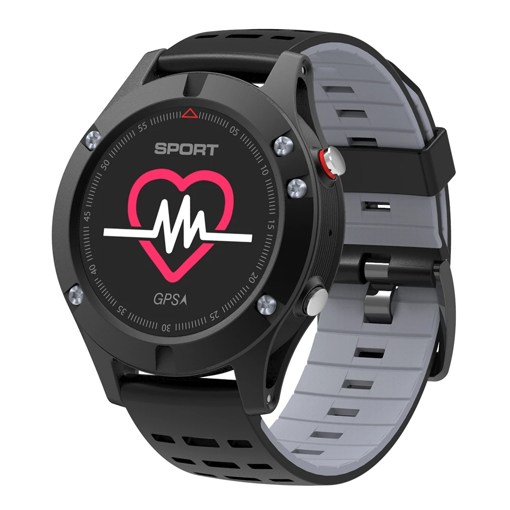  NO. 1 F5 Smart Uhr IP67 Herz Rate Monitor GPS Multi-Sport Modus OLED Höhenmesser Bluetooth Fitness 