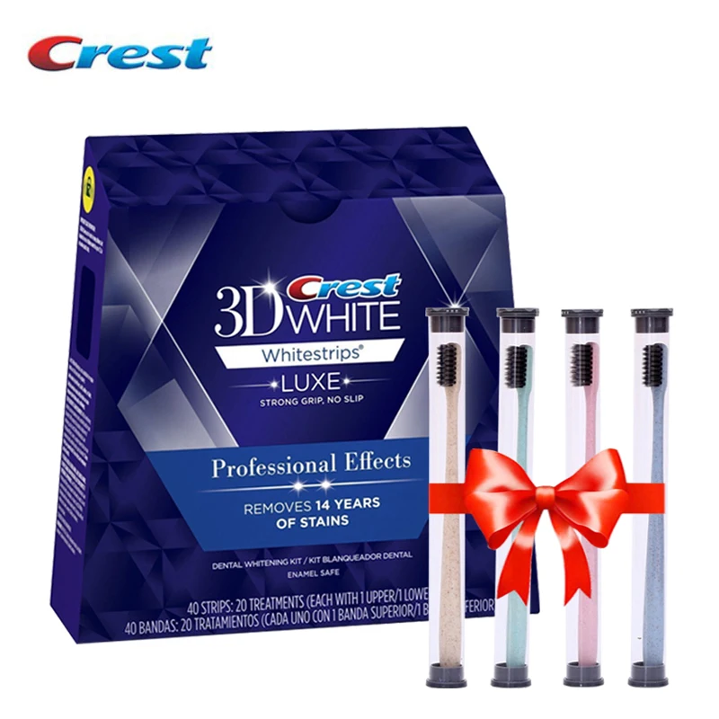 

3D White Teeth Whitening Strips Luxe Professional Effect Original Oral Hygiene Dental Teeth Brush Tooth Whiteing WhiteStrips