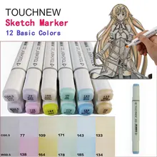 Touchnew Pastel Colors Serie EX-4 Set 12 Basic Colors Excessive Manuscript