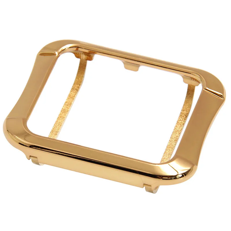 

Aluminum cover for apple watch series1/2/3gold plated watch case bezel cover for applw watch 38mm/42mm