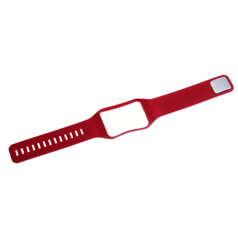 Odog черный мягкий ТПУ ремешок на запястье браслет для samsung Galaxy gear S R750 наручный браслет ремешок для часов Смарт часы аксессуары - Цвет: Red