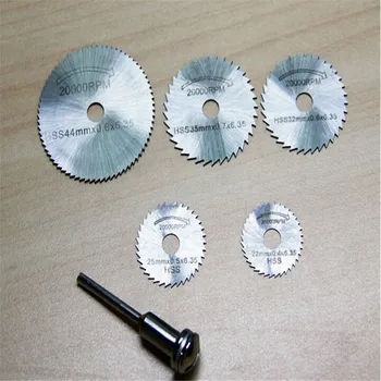 

Factory price 6 Pieces HSS Mini rotary tool circular saw blades