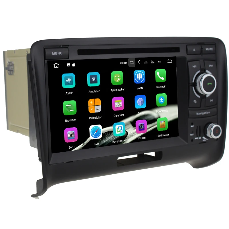 Perfect HIFIF 1024*600 qUAD Core Android 7.1 CarDVD Player for AUDI TT 2006-2013 GPS Navigation Radio RDS Stereo System 2GB RAM 16GB ROM 5