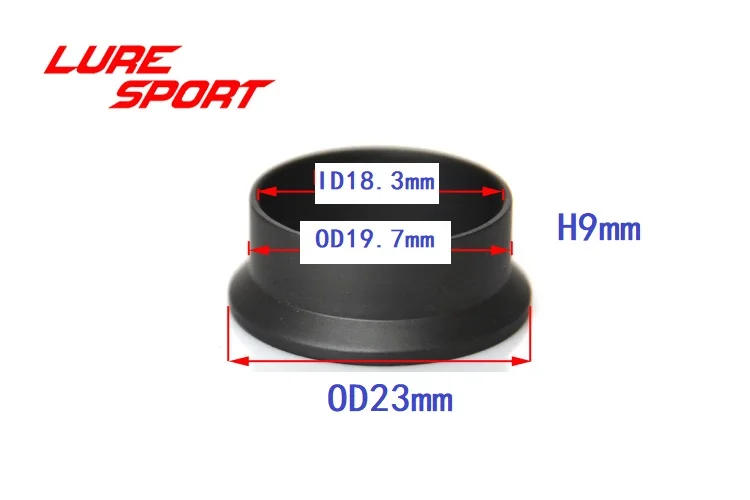 LURESPORT 6 шт. алюминиевое космическое кольцо FUJI катушка сиденье проверка ветра Удочка строительный компонент ремонт Стержень DIY аксессуар