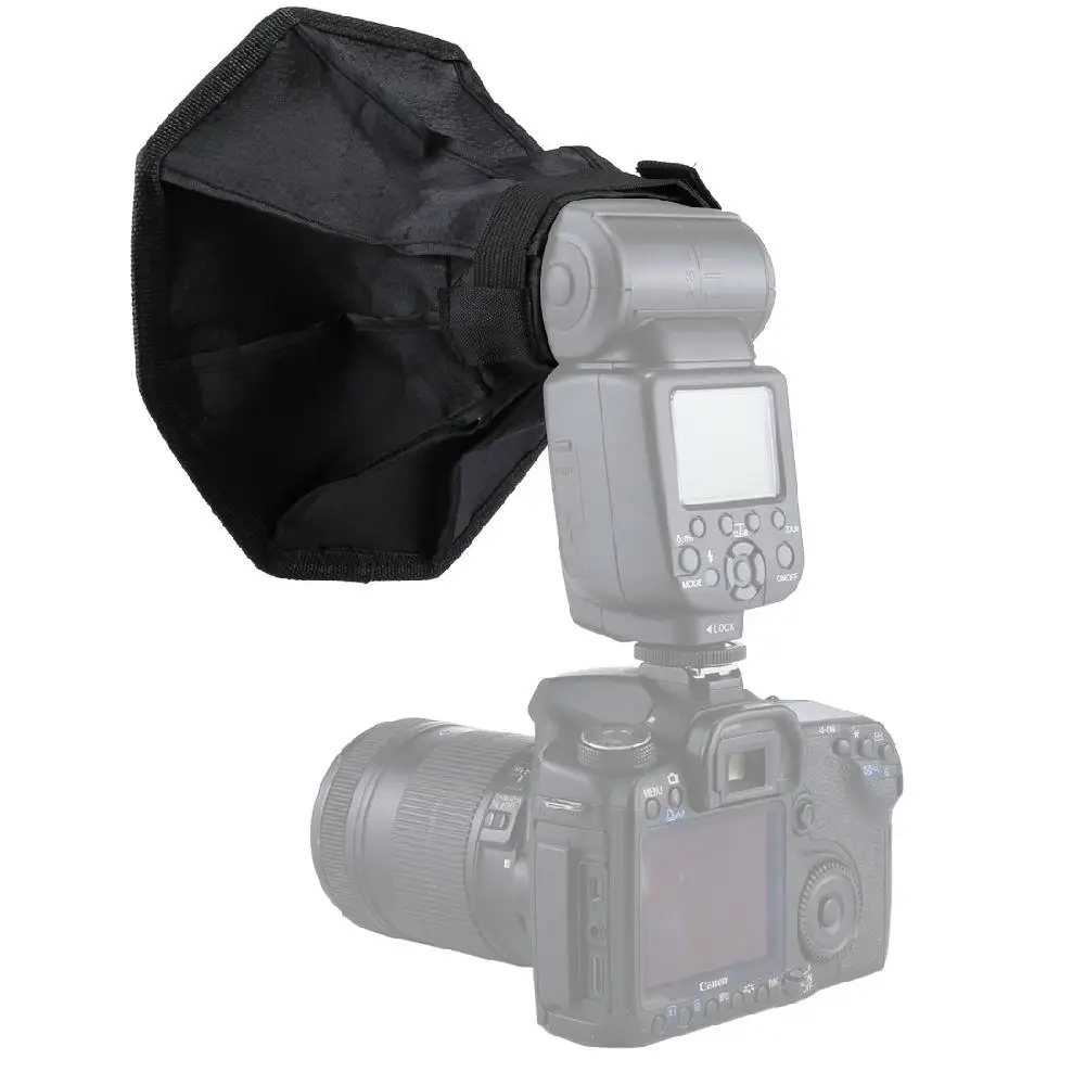 Octangle стиль софтбокс 20 см складной мягкий Рассеиватель Вспышки света камера фотография Софтбокс для студии софтбокс r20