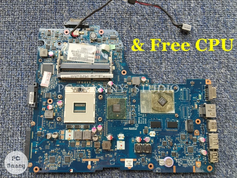 PCNANNY * 2D NWQAA LA-6062P K000106380 для TOSHIBA Satellite A665 A660 HM55 материнская плата ноутбука и