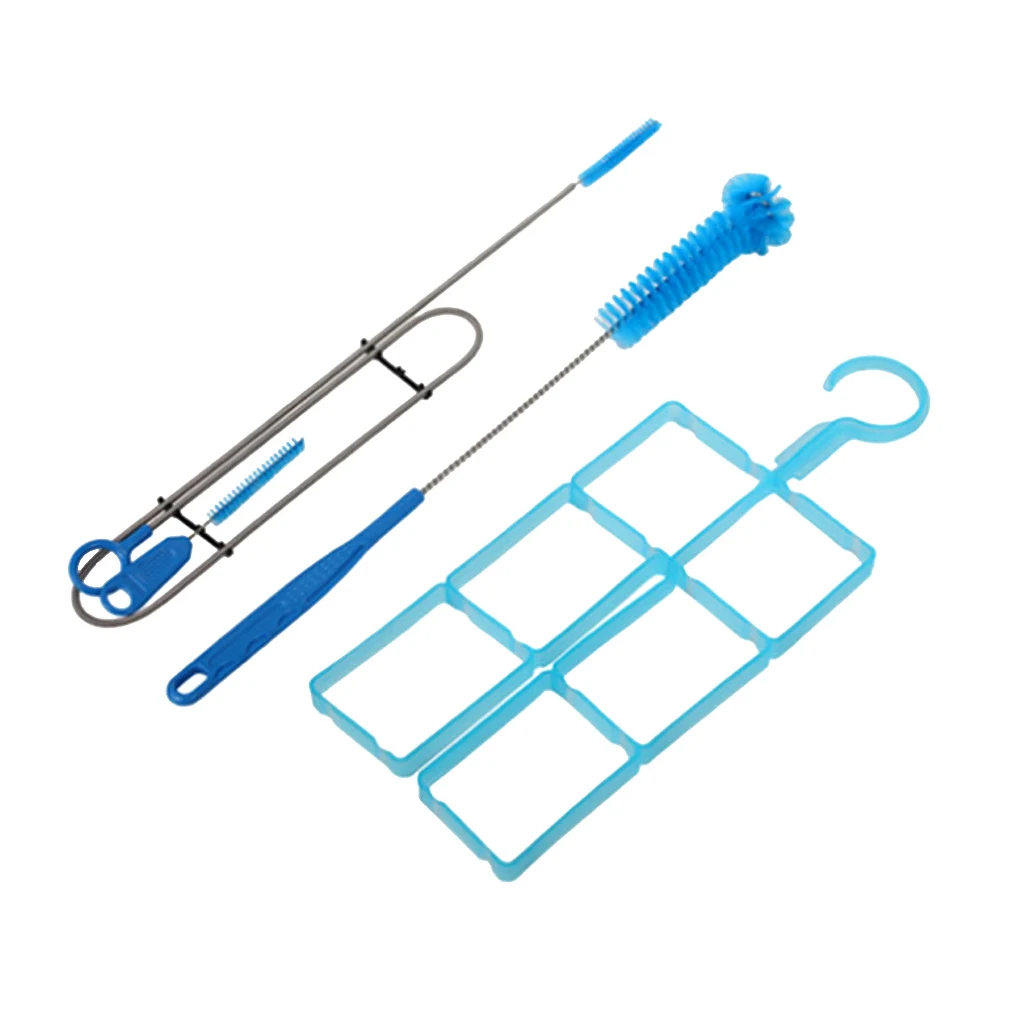 Hydration Water Bladder Cleaning Kit 4 in 1 Flexible Brushes for Cleaning Water Reservoir Hydration Pack Cleaning Kit brushes
