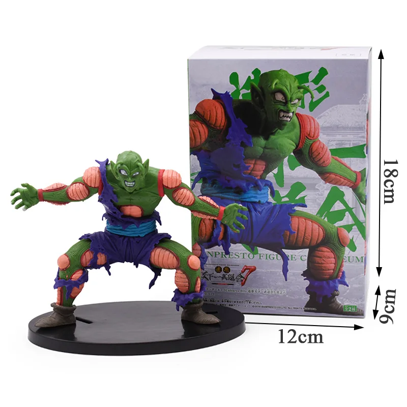 

New Dragon Ball Z Piccolo Goku Battle Injured Ver. Outbreak Bick PVC Anime Figure DBZ Collection Model Toys For Kids Gift 12cm