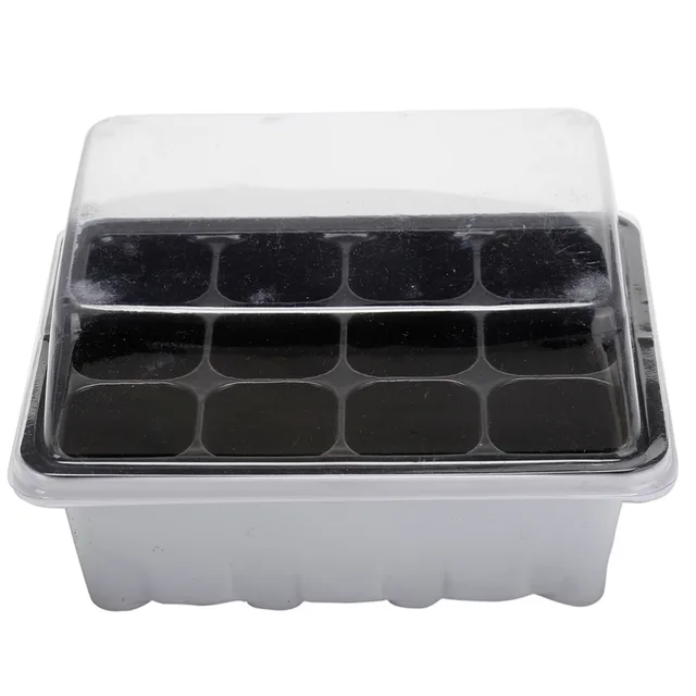 Durable 12 Cells Hole Nursery Pots Plant Seeds Grow Box Tray Insert Propagation Seeding Case Flower pot plug plant trays