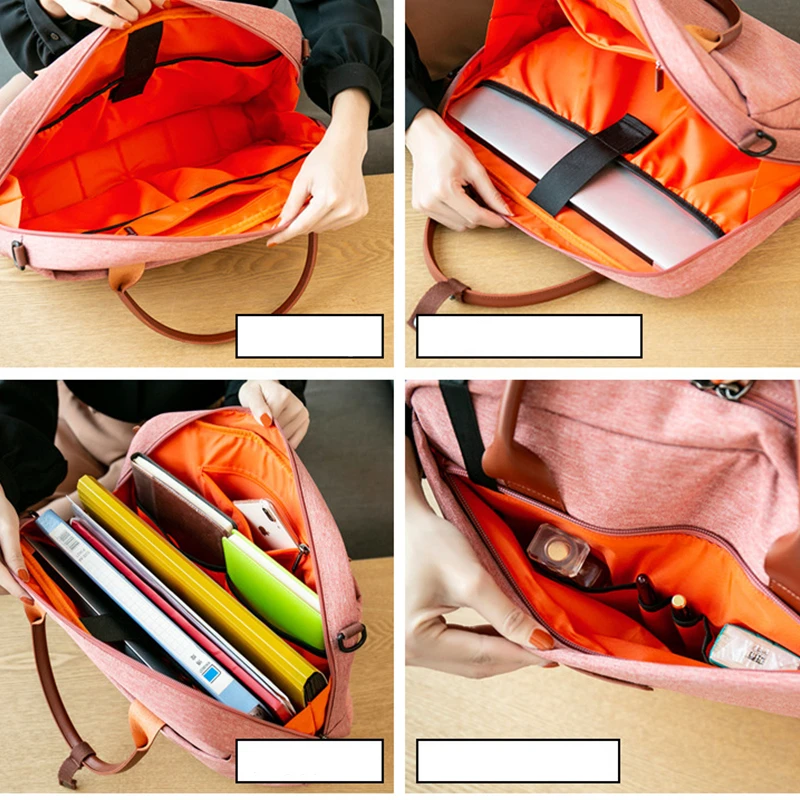 Waterproof Laptop Bag Sleeve Case for 14 15 15.6 inch Casual Women Notebook Bag for Macbook Pro 15 Xiaomi HP Messenger Handbag