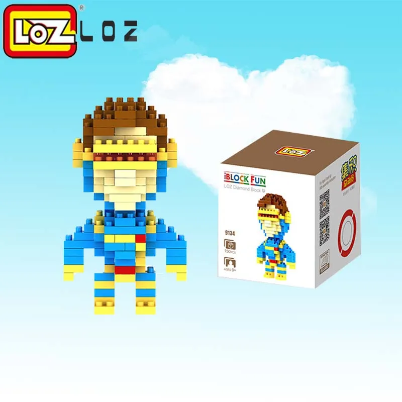 Милые строительные блоки LOZ супер hero аниме алмазные Обучающие экшн фигурки