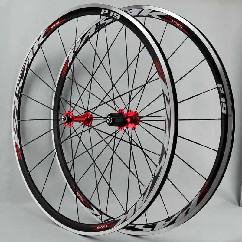 700C Alloy Wheels Cosmic Road Bicycle Bike Wheel V Brake Aluminium Wheelset Bicycle Wheels Rims Sealed Bearing flat spokes 12sp