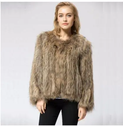 

S/6Xl Womens Short Section Slim Fake Fur Jackets Large Size Casual Female Man-Made Fur Coats Chamarras De Mujer Fur Tops K831
