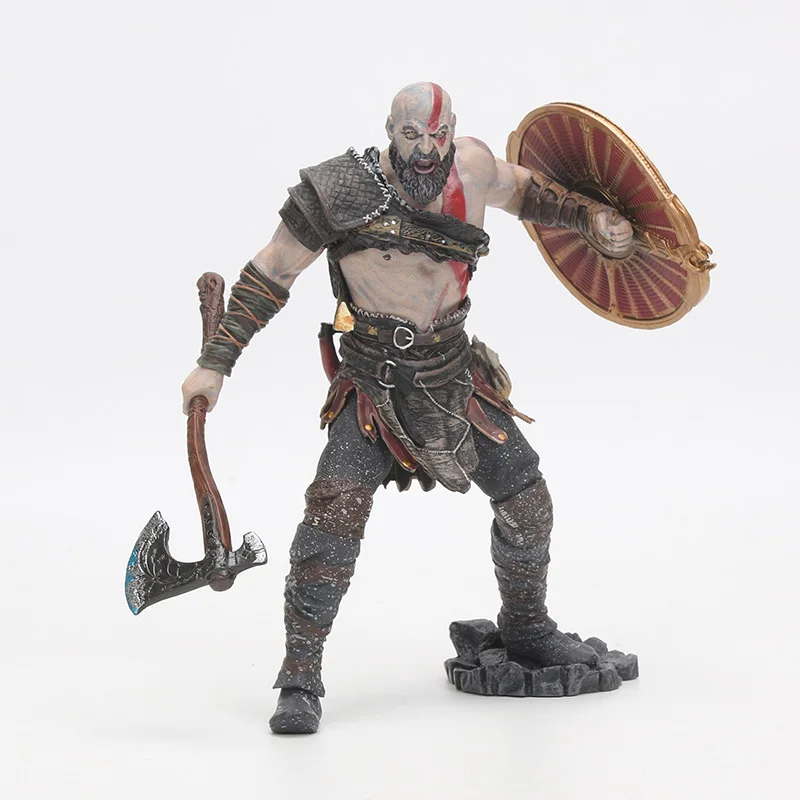 18 см игрушки NECA игра God of War 4 Кратос ПВХ фигурка призрак Спарты Кратос Коллекционная модель игрушки куклы " масштаб