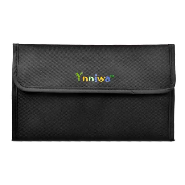 Черный чехол книжка с 6 отделениями для камеры от 25 до 82 мм|pouch s3|pouch machinewallet mobile |