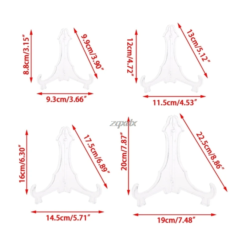 Новая подставка для наручных часов шкафа тарелки чаша фоторамка книга пьедестал держатель 4 Размеры 3,5/5/6,5/8 inch Z17 Прямая поставка
