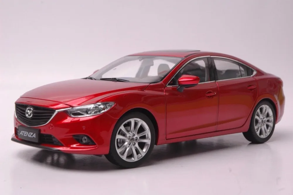 1:18 литая под давлением модель для Mazda 6 Atenza красный Седан сплав игрушечный автомобиль миниатюрная коллекция подарок MX5 MX