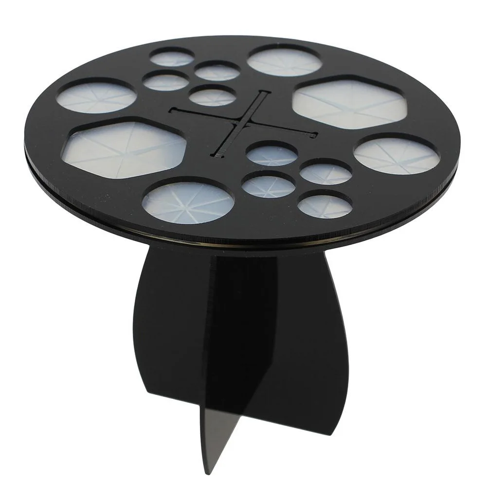 

14-hole Round Collapsible Tower Tree Organizer Acrylic Hanging Nail Art Shelf Makeup Brush Drying Rack