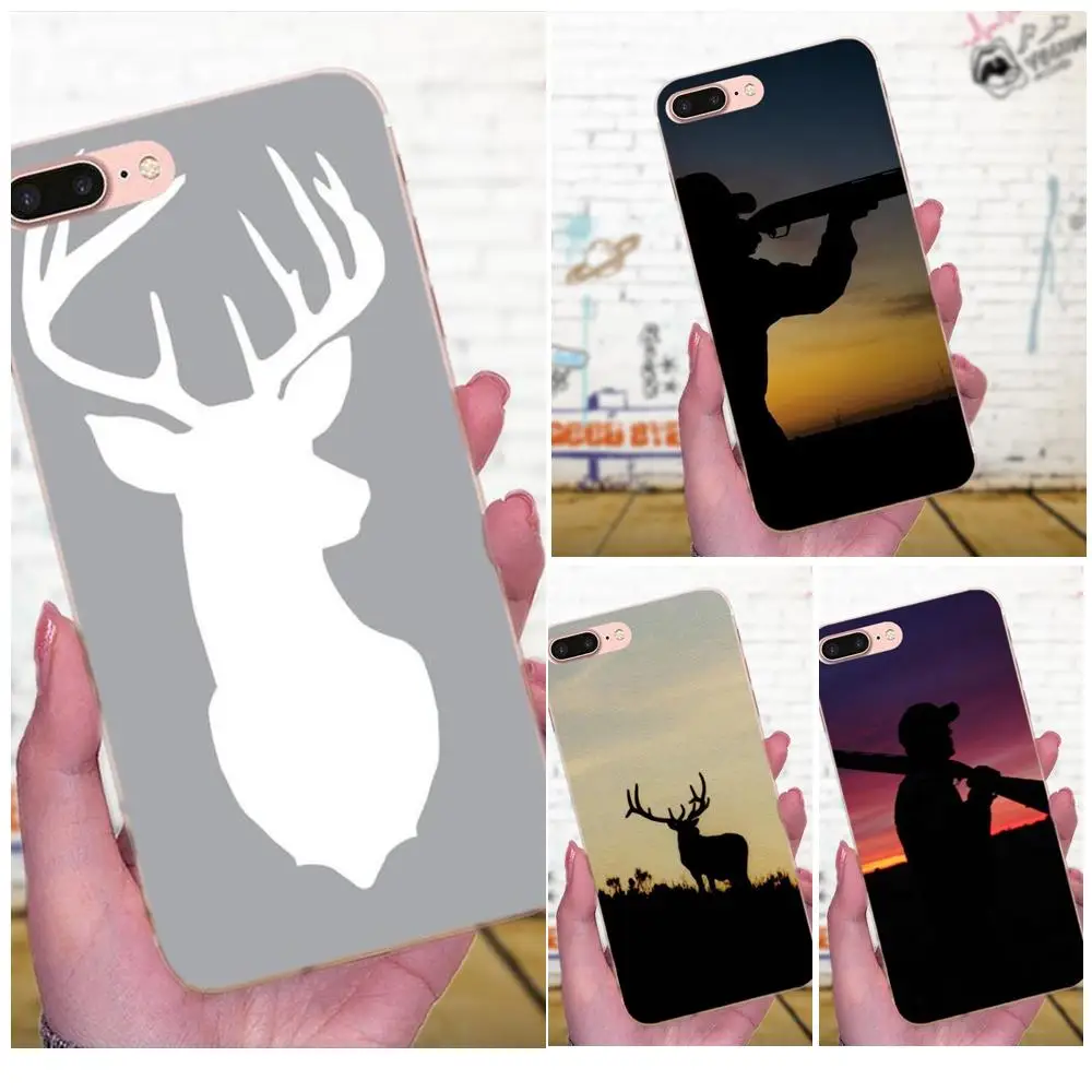 

Luxury Cool Phone Accessories Case For Apple iPhone 4 4S 5 5C 5S SE 6 6S 7 8 Plus X XS Max XR Browning Hunting Deer Head