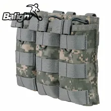 Balight Baligh 1000D NylonTactical MOLLE тройной Открытый Топ подсумок маг военный подсумок открытый Пейнтбол страйкбол сумка