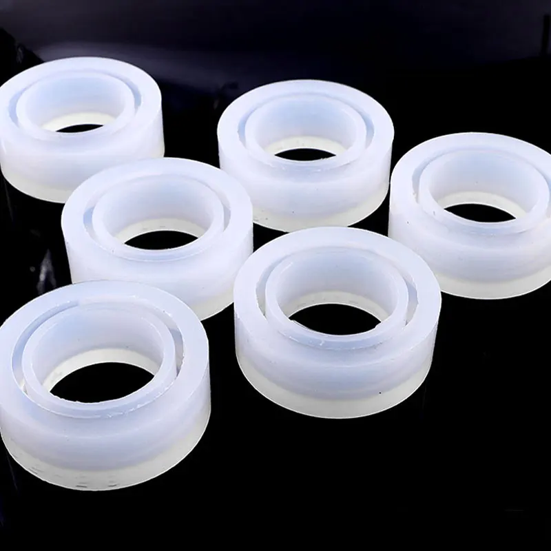 Clear Soft Silicone Round Mold Casting Resin Mould Bangle Bracelet Hand Resin Craft Jewelry DIY Making Mold