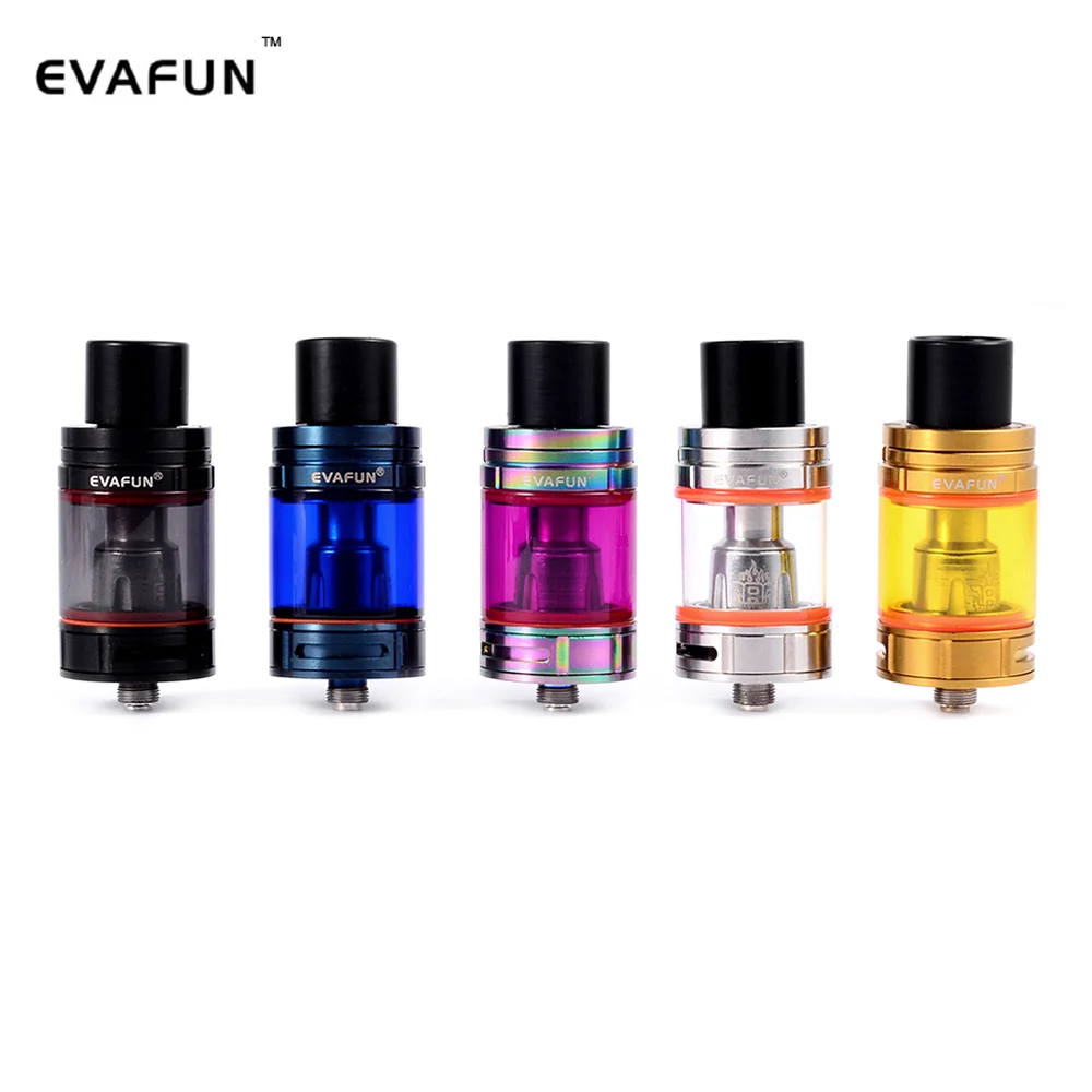 EvaFun V8 CL Tank Electronic Cigarette 5ml Top Filling TFV8 Big Baby Atomizer with Baby Coil for Stick V8 Vape Pen Kit Vaporizer EvaFun V8 CL Tank Electronic Cigarette 5ml Top Filling TFV8 Big Baby Atomizer with Baby Coil for Stick V8 Vape Pen Kit Vaporizer