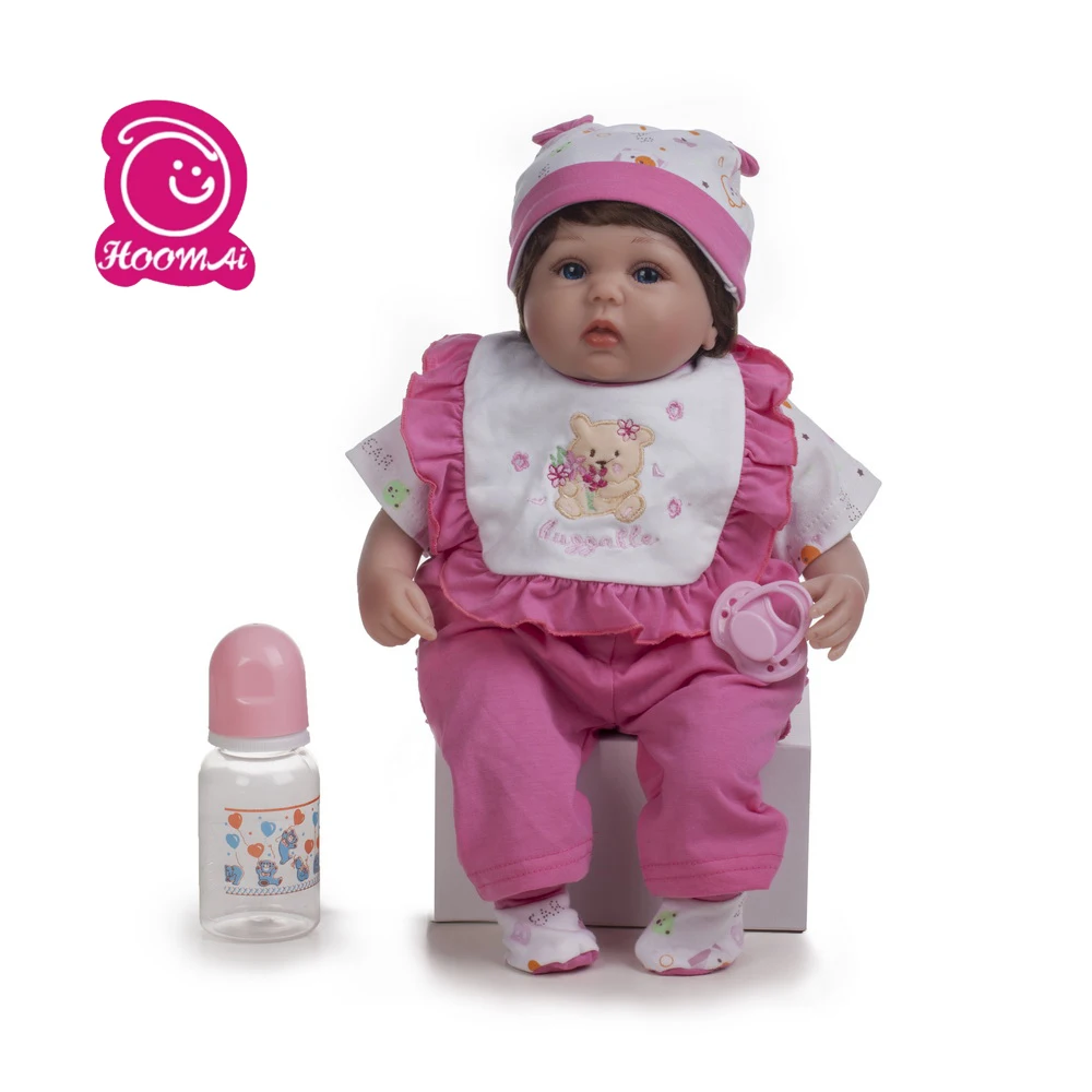 

42cm Lifelike 17'' Newborn Reborn Babies Dolls Soft Silicone Reborn Boneca For Girl Toy Doll Kids Playmates Birthday Gifts