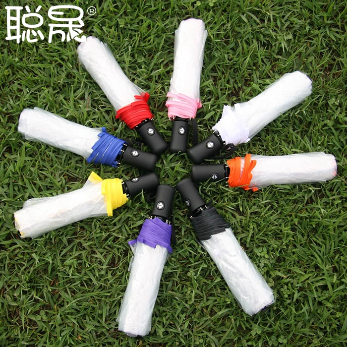 

8 Colors Transparent Umbrella For Women Female Cheap Automatic Folding Umbrellas Rain Chinese Transparent umbrell