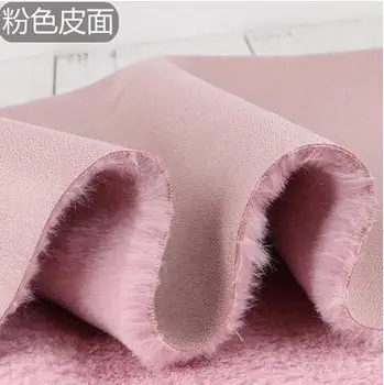 

13colour Thick encrypted suede lamb plush wool fabric coat Party printing super hollandais sequin design college fabric A291
