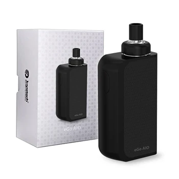 

Joyetech eGo AIO Box All-in-One Starter Kit with 50W 2100mAh Atomizers 2ml Tank SS316 0.6 ohm MTL Coil Head - Black