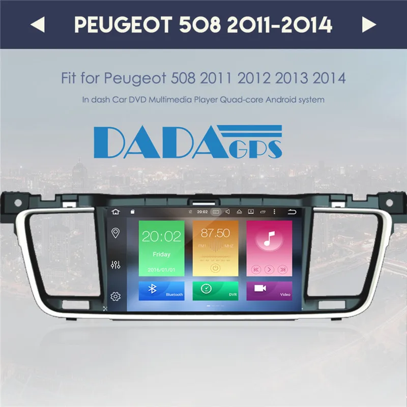 Best Android 8.0 7.1 Car Radio Stereo GPS Navigation for PEUGEOT 508 2011 2012 2013 2014 2015 Car DVD Player Video Multimedia Audio 5 Best Android 8.0 7.1 Car Radio Stereo GPS Navigation for PEUGEOT 508 2011 2012 2013 2014 2015 Car DVD Player Video Multimedia Audio 5